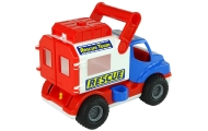 Blue and White Polesie ConsTruck Rescue Car 41937