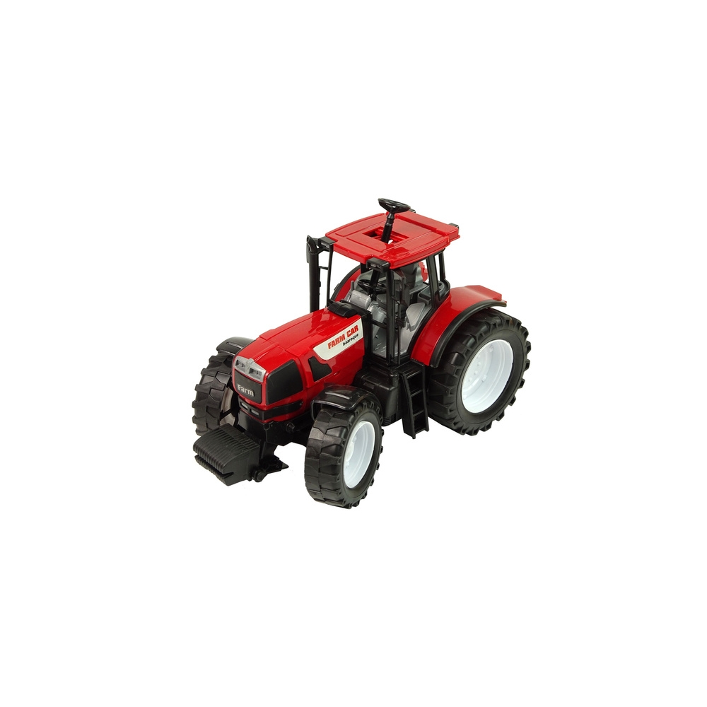 Traktorius su geltona priekaba 50 cm-Žaislai, Auto ir transporto žaislai, Traktoriai-e-vaikas