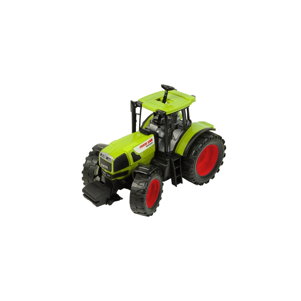 Traktorius su geltona priekaba 50 cm-Žaislai, Auto ir transporto žaislai, Traktoriai-e-vaikas