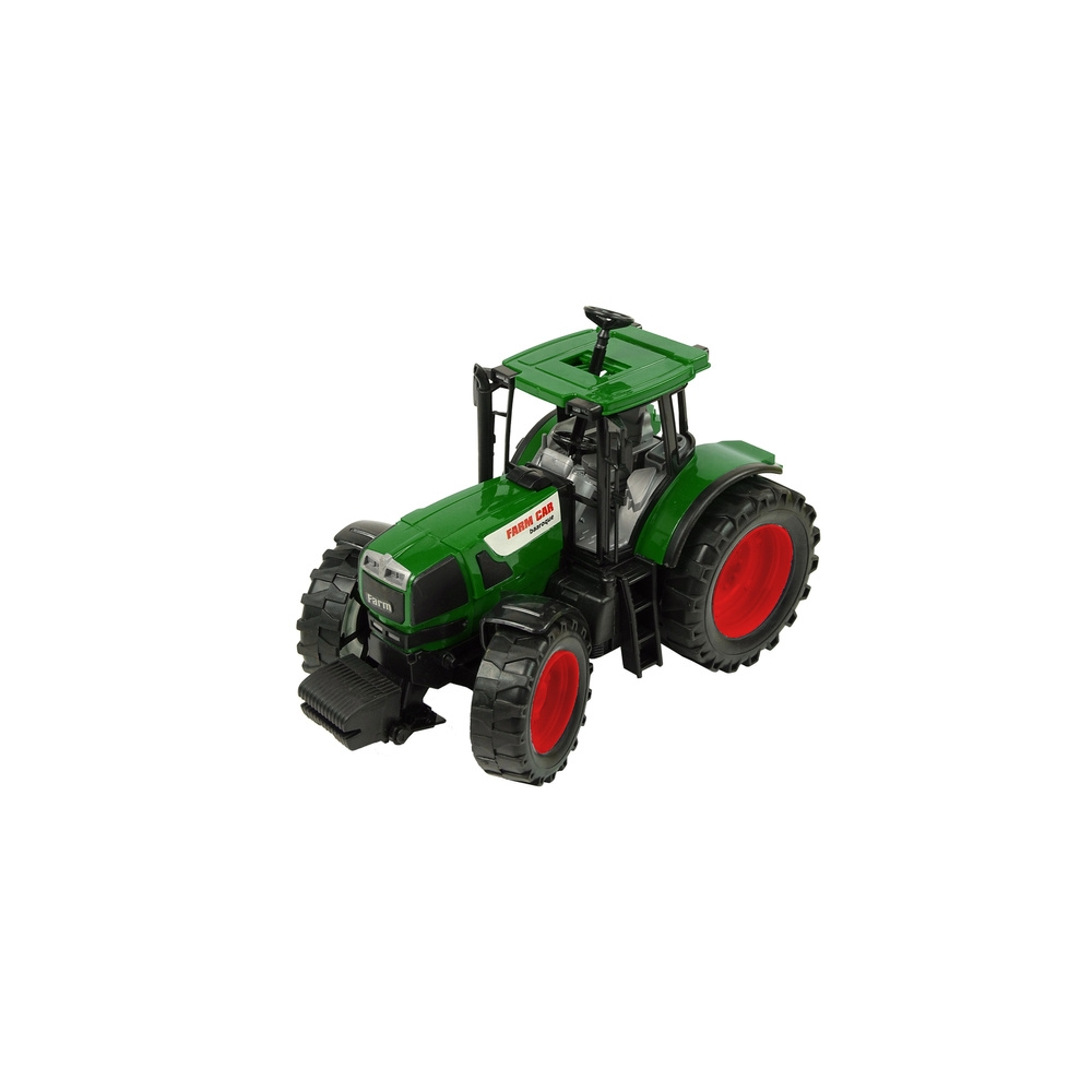 Traktorius su geltona priekaba 50 cm-Žaislai, Auto ir transporto žaislai, Traktoriai-e-vaikas