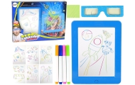 Magic Illuminated 3D Whiteboard Glasses Pink