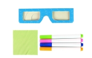 Magic Illuminated 3D Whiteboard Glasses Pink