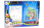 Magiškai apšviesta lenta 3D akiniai rožinės spalvos