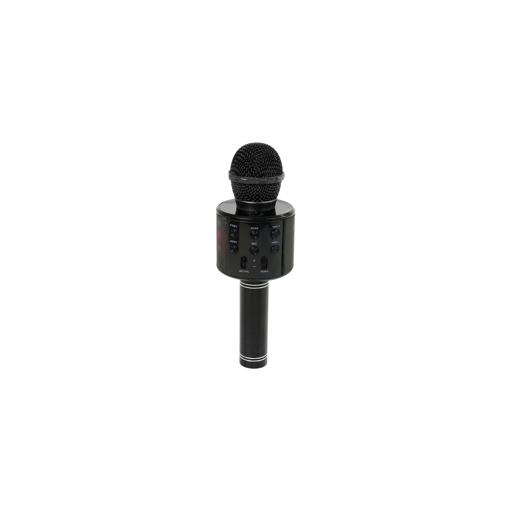 Mikrofon Bezprzewodowy USB Głośnik Nagrywanie Karaoke Model WS-858 Czarny
