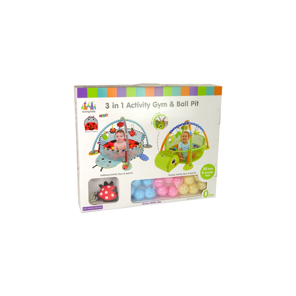 Ladybug Educational Mat Playpen Balls For Baby