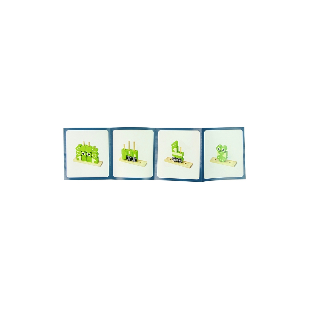 Creative Spatial Wooden Bricks 3D Frog Puzzle