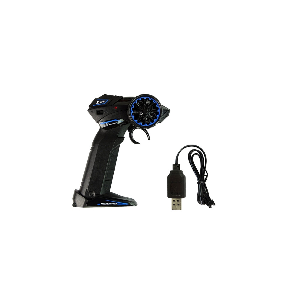 Motor Sportowy R/C 2.4G Zasięg 35 m 1:10 Niebieski