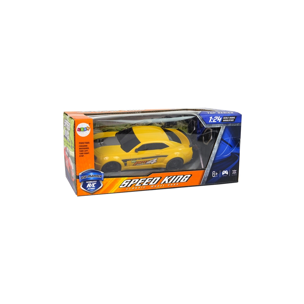 Nuotoliniu būdu valdomas sportinis automobilis 1:24 Racing Tinted Windows, Yellow