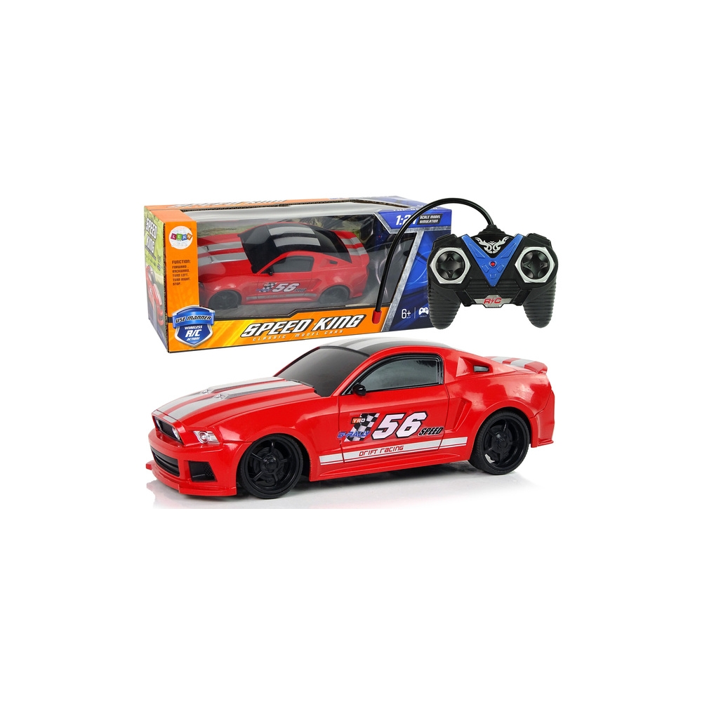 Sportinis automobilis R/C 1:24 Racing Raudonas tamsintas stiklas-Žaislai, Auto ir transporto žaislai, Valdomos radijo bangomis-e