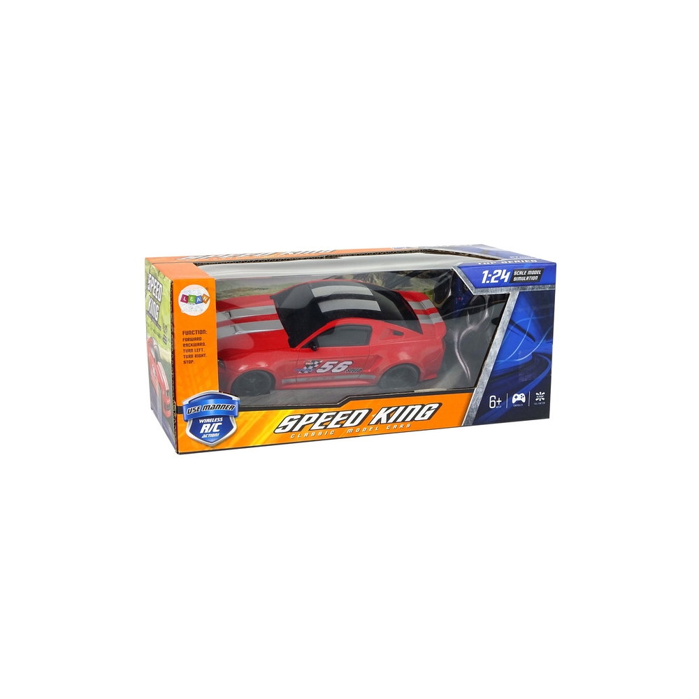 Sportinis automobilis R/C 1:24 Racing Raudonas tamsintas stiklas-Žaislai, Auto ir transporto žaislai, Valdomos radijo bangomis-e