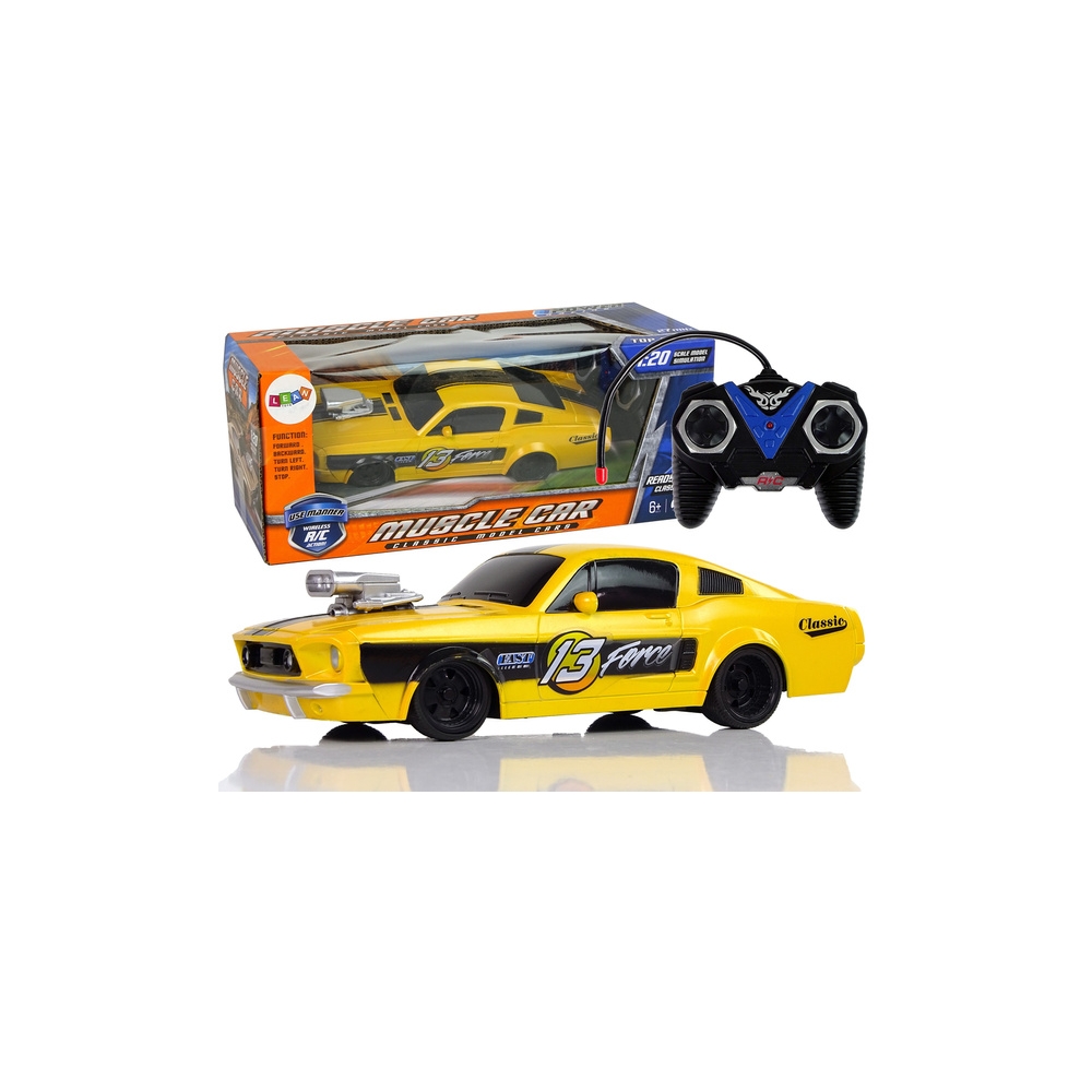 Nuotoliniu būdu valdomas sportinis automobilis 1:20 Pilot, Yellow