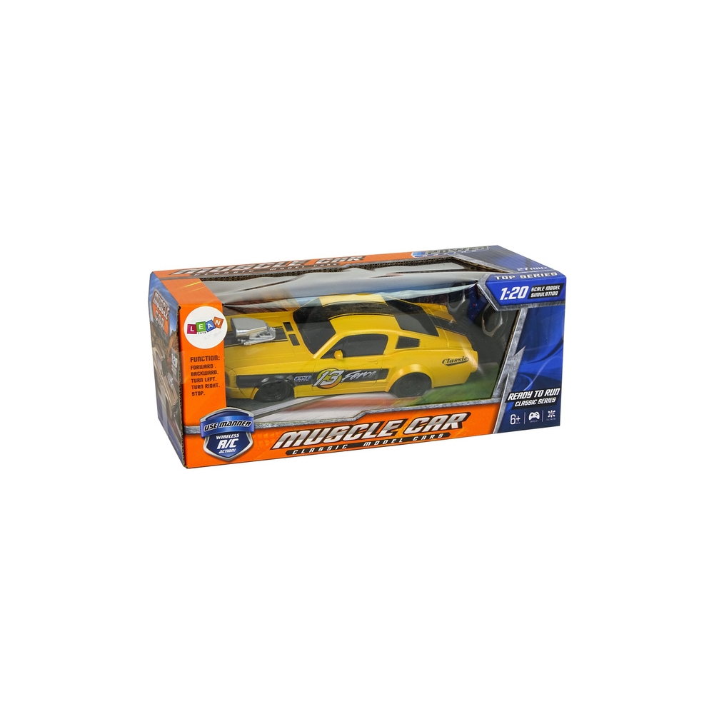 Nuotoliniu būdu valdomas sportinis automobilis 1:20 Pilot, Yellow
