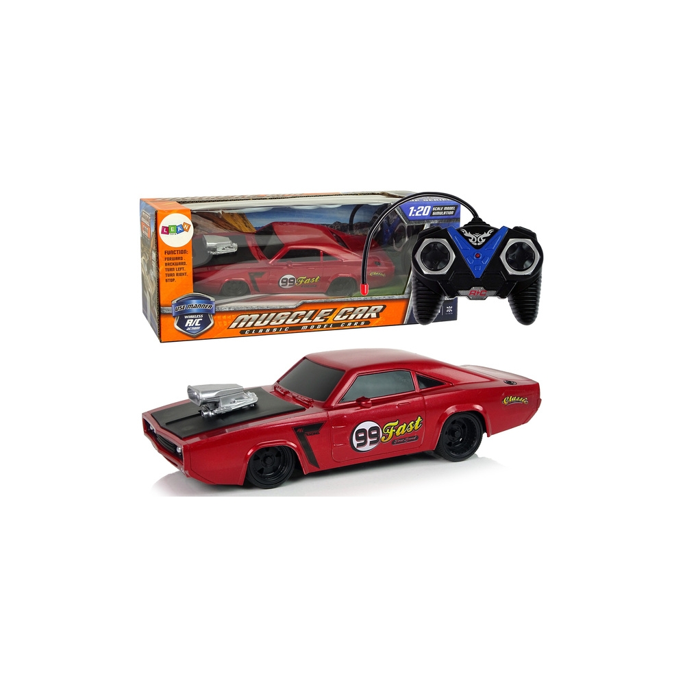 Nuotoliniu būdu valdomas automobilis R/C Sportinis 1:20, Red