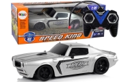 Nuotoliniu būdu valdomas R/C 1:18 Champion Pilot sportinis automobilis, Silver