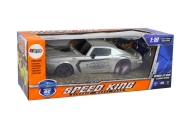 Nuotoliniu būdu valdomas R/C 1:18 Champion Pilot sportinis automobilis, Silver