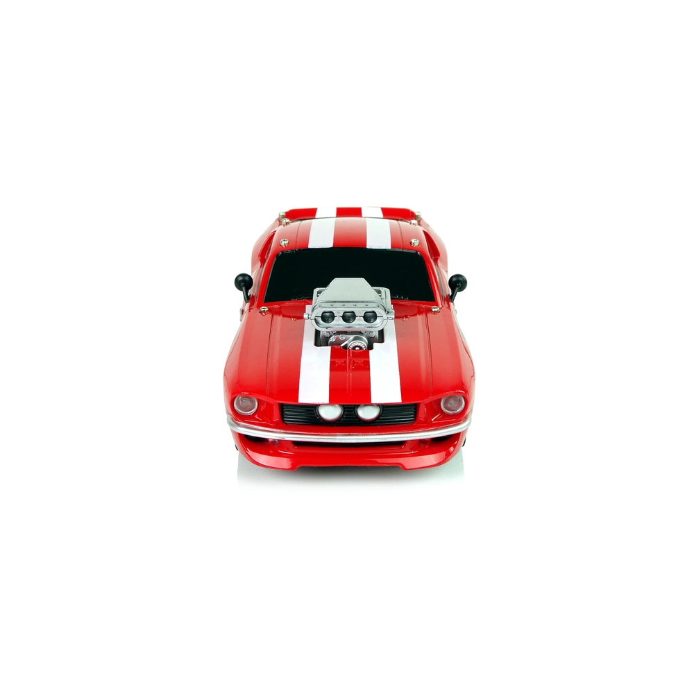 Sportinis automobilis R/C 1:16 Raudona/Balta-Žaislai, Auto ir transporto žaislai, Valdomos radijo bangomis-e-vaikas