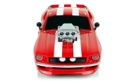 Sportinis automobilis R/C 1:16 Raudona/Balta-Žaislai, Auto ir transporto žaislai, Valdomos radijo bangomis-e-vaikas