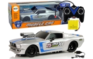 Auto Sportowe R/C 1:16 Srebrne Niebieskie Pasy Pilot