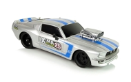 Auto Sportowe R/C 1:16 Srebrne Niebieskie Pasy Pilot