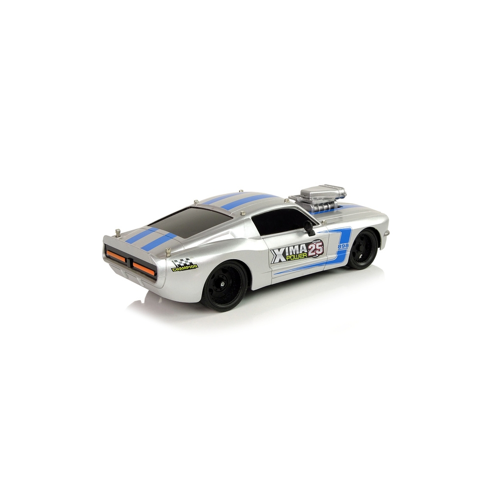 Auto Sportowe R/C 1:16 Srebrne Niebieskie Pasy Pilot