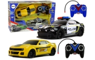 Autka R/C Pościg Policyjny Patrol Żółte Auto Sportowe Piloty