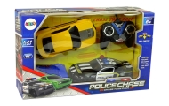 Autka R/C Pościg Policyjny Patrol Żółte Auto Sportowe Piloty