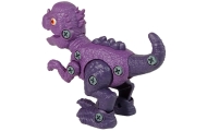 Dinozauro Stygimoloch rinkinys su kiaušiniu DIY atsuktuvu Violetinė