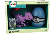 Set Dinosaur Stygimoloch with Egg DIY Screwdriver Purple