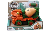 Betono sunkvežimio "Dinozauras" oranžiniai priedai
