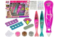 Nail Painting Set Nail Pens Glitter Dispenser Diamonds
