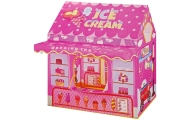 Princess Ice Cream Tent Ice Cream Shop for Kids Pink Lights Stars