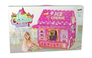 Princess Ice Cream Tent Ice Cream Shop for Kids Pink Lights Stars