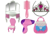 Princess Tent for Kids Beauty Salon Pink Accessories Crown
