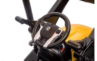Elektrinis traktorius su priekaba Hercules 24V, Yellow-Elektromobiliai vaikams, Traktoriai-e-vaikas