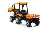 Elektrinis traktorius su priekaba Hercules 24V, Yellow-Elektromobiliai vaikams, Traktoriai-e-vaikas