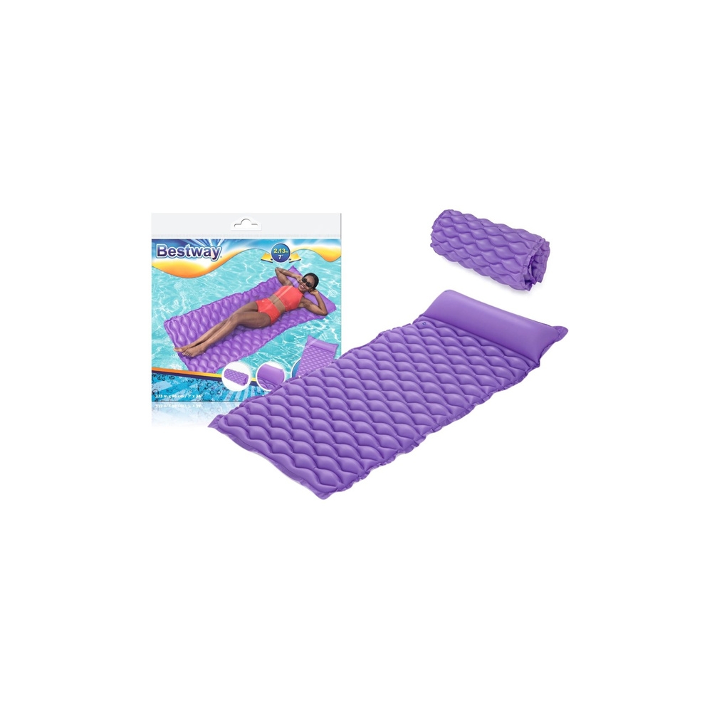 Dmuchany Materac Plażowy Fioletowy 213 x 86 cm Bestway 44020