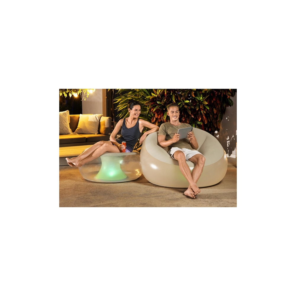 Bestway 75086 inflatable illuminated armchair 102 x 97 x 71 cm