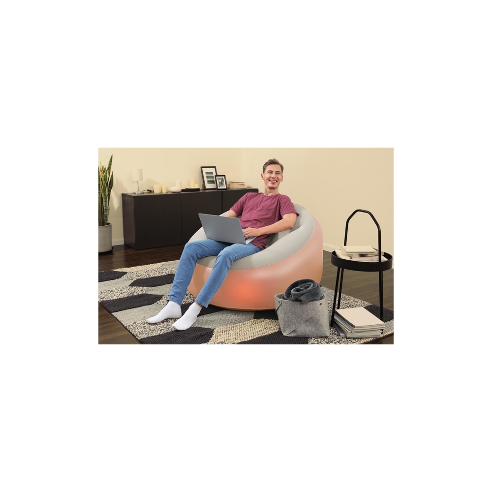 Bestway 75086 inflatable illuminated armchair 102 x 97 x 71 cm