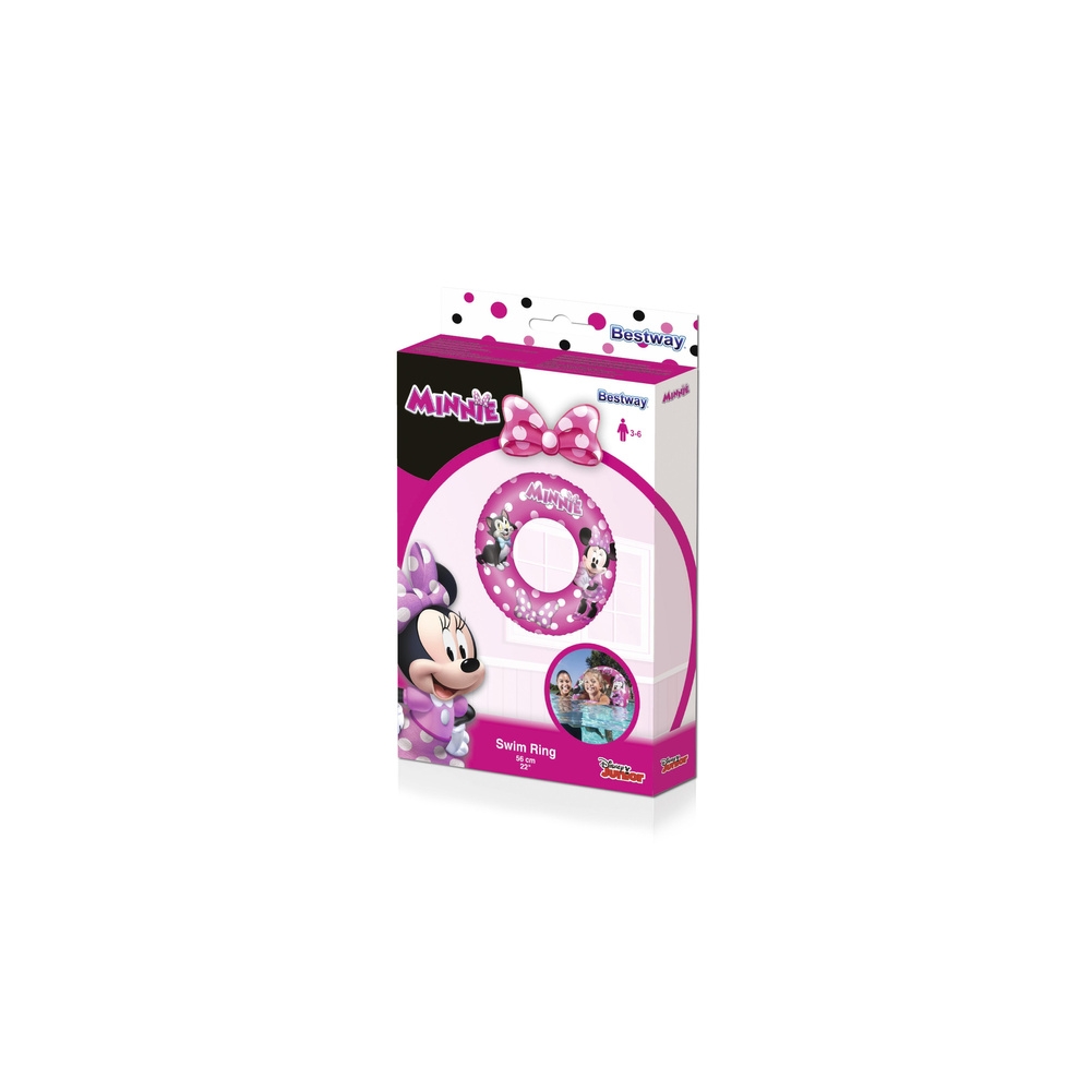 Pompowane Koło Do Pływania Myszka Minnie 56 cm Bestway 91040