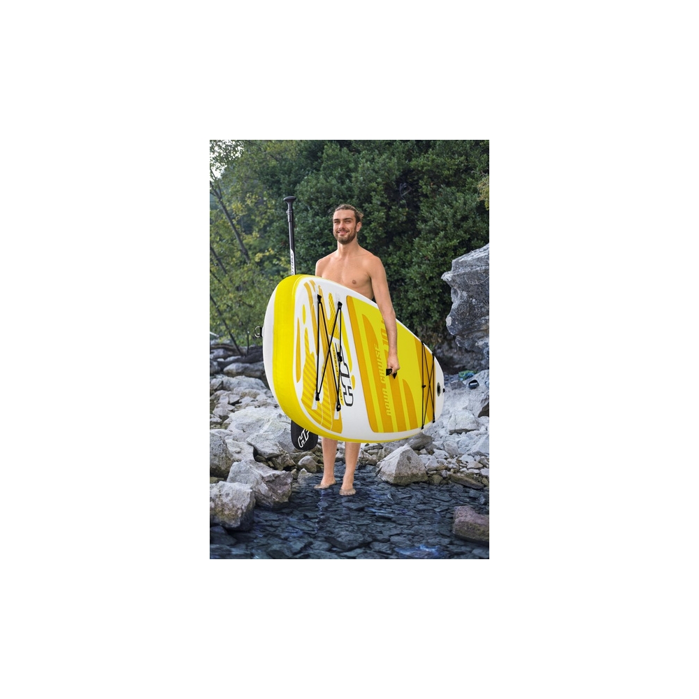 "Sup Hydro-Force" lenta geltona 320 x 76 x 12 cm Bestway 65348-Namai, laisvalaikis, turizmas, Pripučiamos valtys, irklai-e-vaika