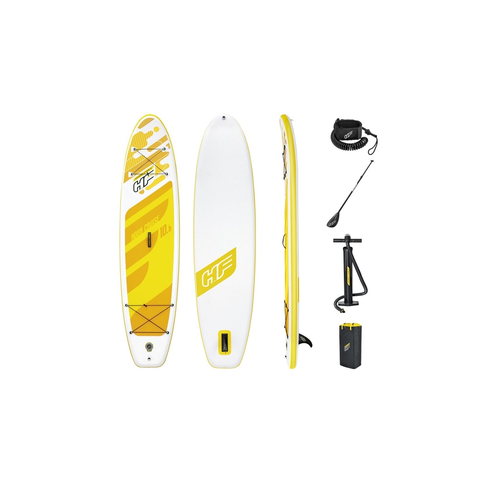"Sup Hydro-Force" lenta geltona 320 x 76 x 12 cm Bestway 65348-Namai, laisvalaikis, turizmas, Pripučiamos valtys, irklai-e-vaika