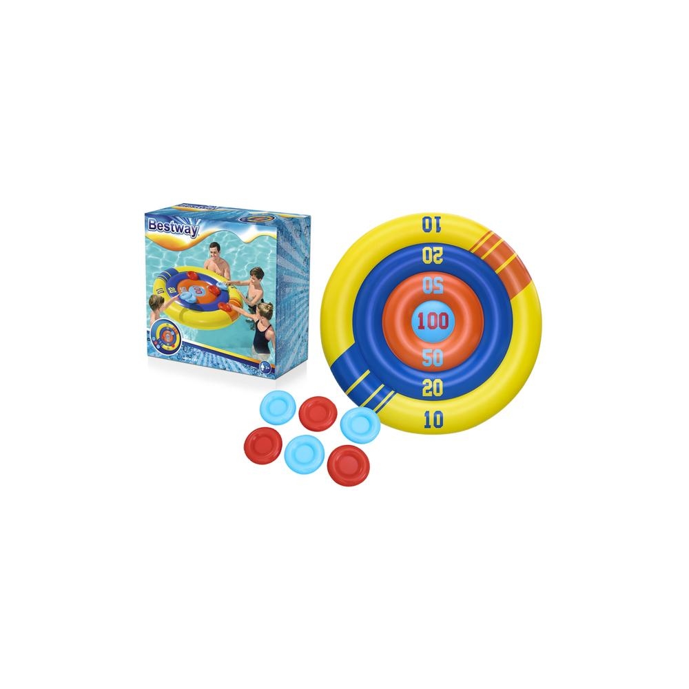 Inflatable Pool Game Arcade Shield, Frisbee 140 cm Bestway 52566