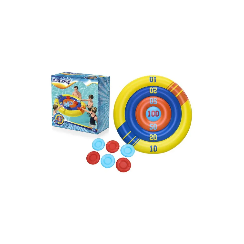 "Bestway 52566" pripučiamas baseino žaidimas "Arcade Shield", frisbee 140 cm