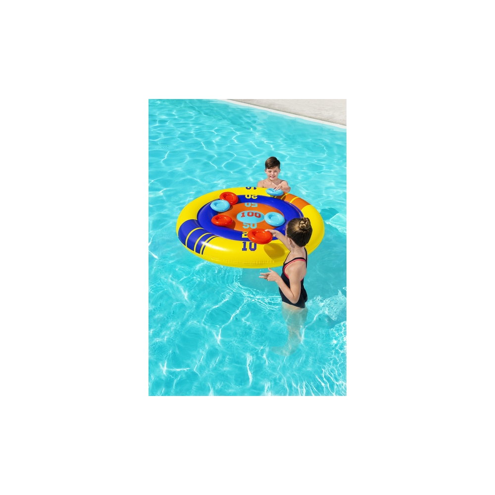 Inflatable Pool Game Arcade Shield, Frisbee 140 cm Bestway 52566
