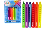 Pastelinių kreidelių rinkinys LEANTOYS, 6 vnt., 9cm