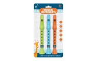 Set of Three Flutes for Children Animals