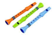 Set of Three Flutes for Children Animals