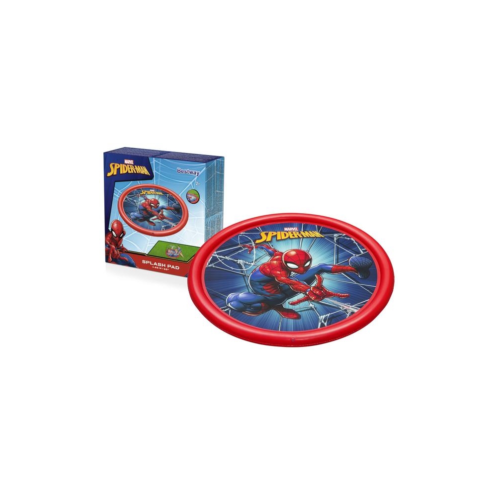 Inflatable Paddling Pool Mat With Fountain Spider-man 165 cm Bestway 98792