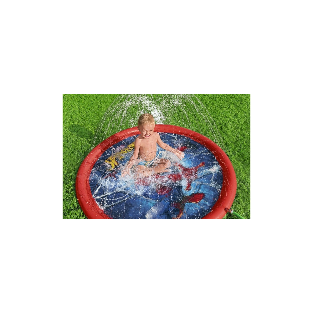 Inflatable Paddling Pool Mat With Fountain Spider-man 165 cm Bestway 98792
