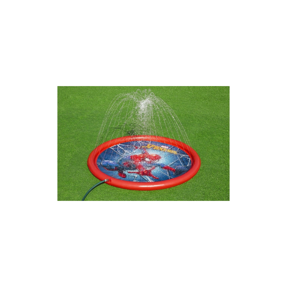 Inflatable Paddling Pool Mat With Fountain Spider-man 165 cm Bestway 98792